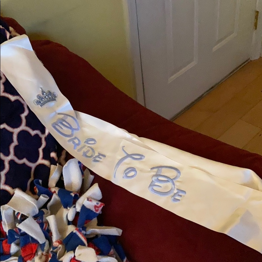 Bride to be sash